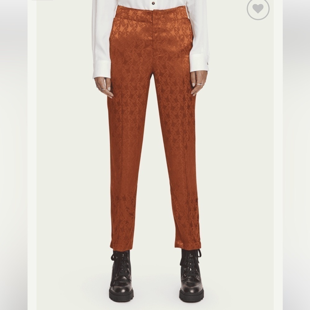 Scotch & Soda Rust Straight Leg Pants